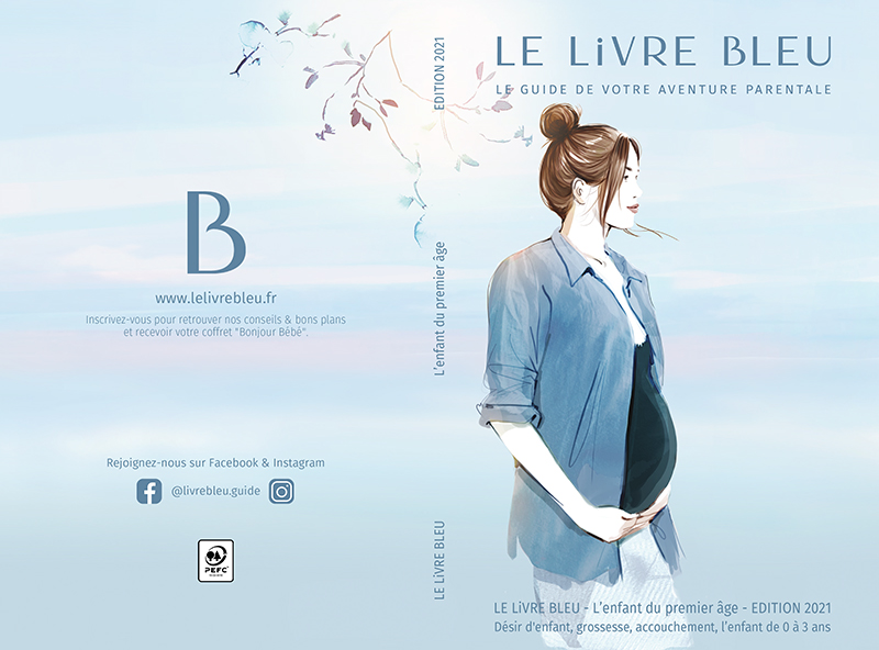 Livre de grossesse - Le Livre Bleu | Beebs