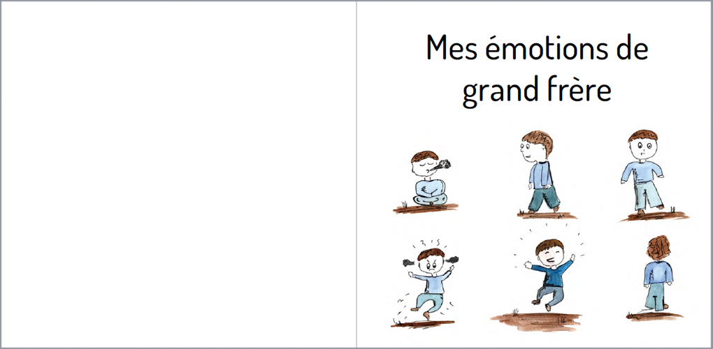 Livre Mes émotions de grand-frère - Nathalie Peynet